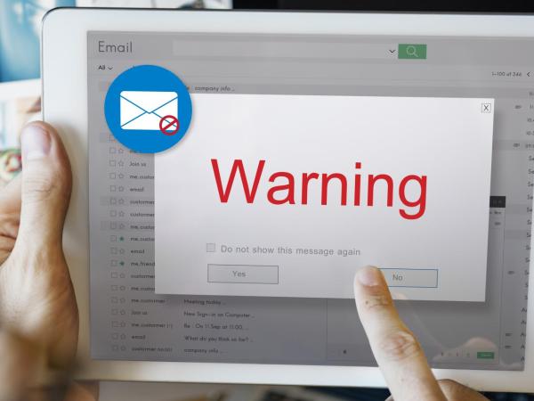 email scam ipad warning
