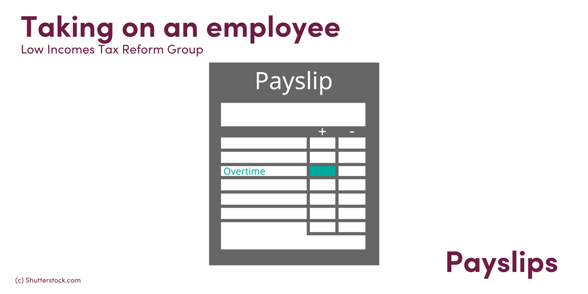 Giving your employee a payslip | Low Incomes Tax Reform Group