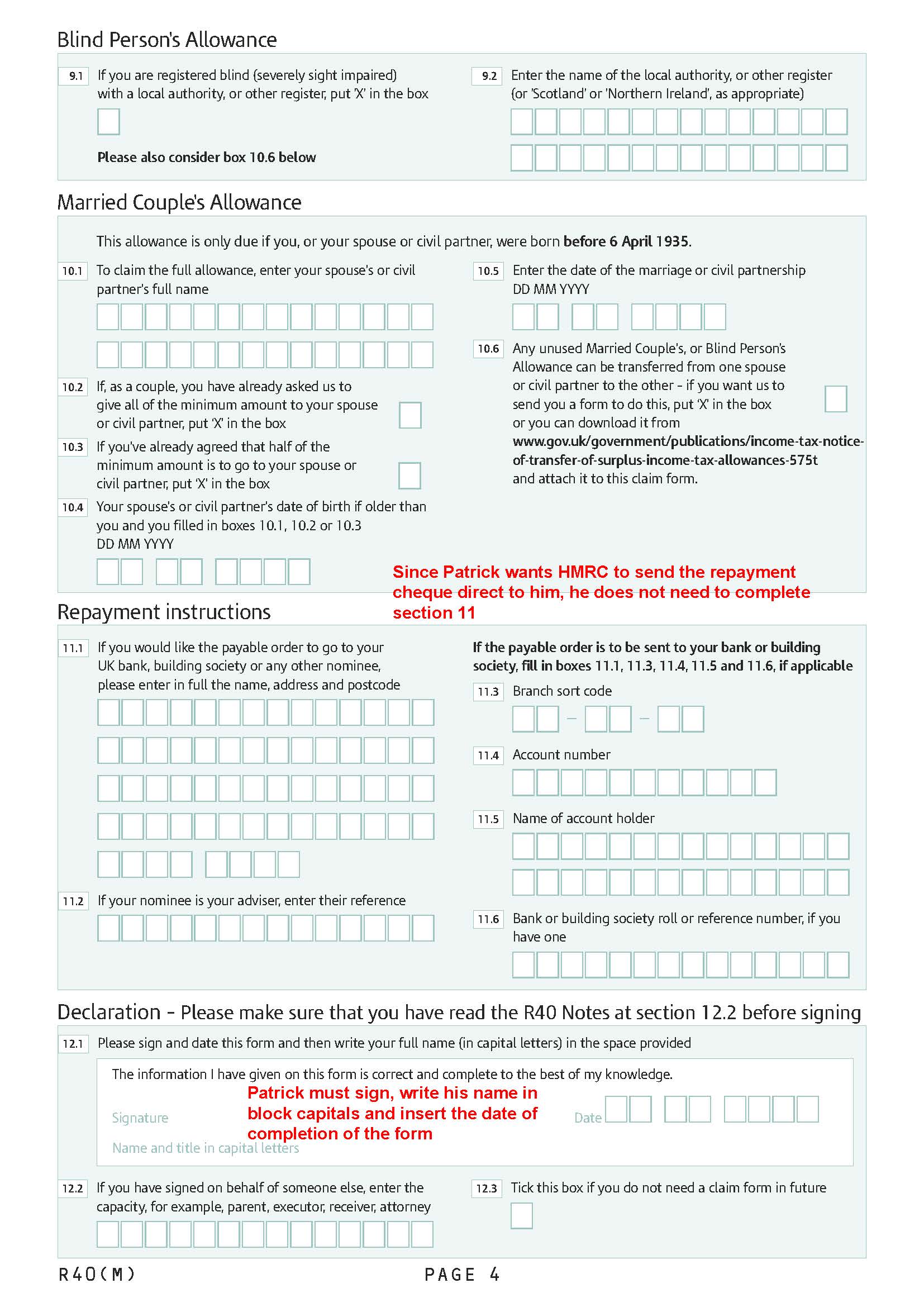 r40-claim-for-repayment-of-tax-deducted-from-savings-and-investments