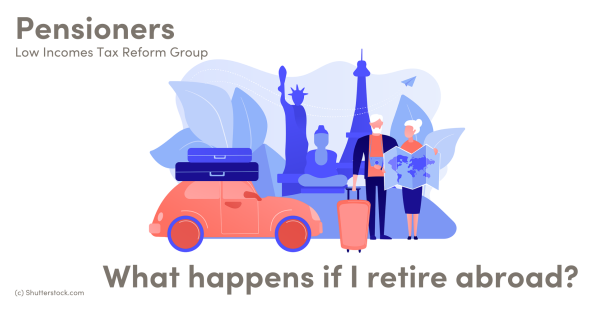 Illustration of an elderly couple abroad Illustration of an elderly couple abroad
