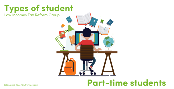 Illustration of a student sitting in front of a computer Illustration of a student sitting in front of a computer