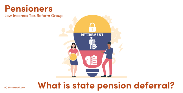 Illustration of a man and woman next to a lightbulb with the word retirement on it