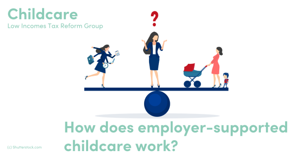 Illustration of woman on a balance with an employee and mum either side Illustration of woman on a balance with an employee and mum either side