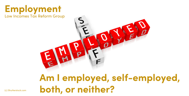 Image of the words self and employed