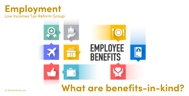 Illustration of employee benefits such as meals, transport and gifts Illustration of employee benefits such as meals, transport and gifts