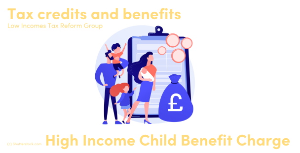 Illustration of a man, woman and children next to a clipboard and coins Illustration of a man, woman and children next to a clipboard and coins