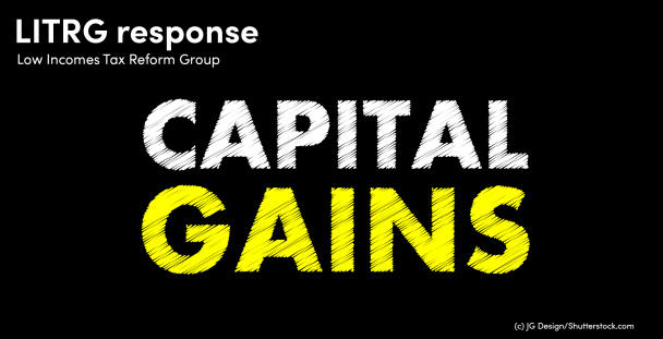 Image with the word capital gains written on it Image with the word capital gains written on it