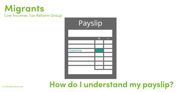 Illustration of a payslip Illustration of a payslip