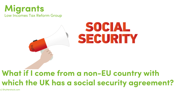 Illustration of a loud speaker and the words social security Illustration of a loud speaker and the words social security