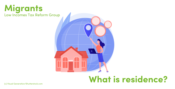 Illustration of a woman, coins, house and a globe Illustration of a woman, coins, house and a globe