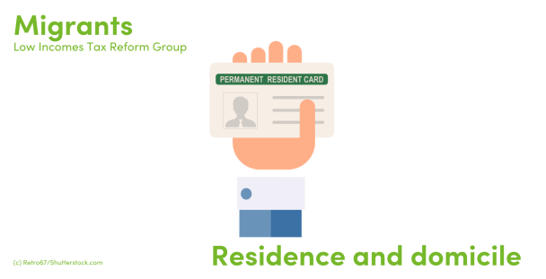Illustration of a hand holding a permanent resident card Illustration of a hand holding a permanent resident card