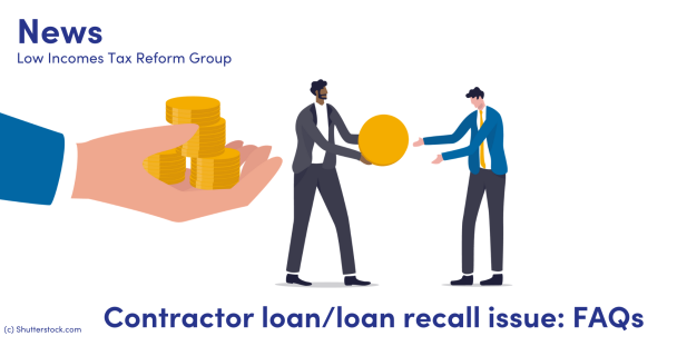 Illustration of a hand holding coins and a person giving a coin to another person Illustration of a hand holding coins and a person giving a coin to another person