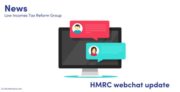 Illustration of two people talking via a computer screen Illustration of two people talking via a computer screen