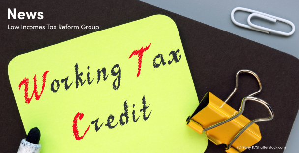Image of a sticky note with working tax credit written on it Image of a sticky note with working tax credit written on it