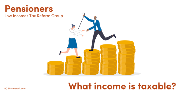 Illustration of pensioners on top of piles of coins Illustration of pensioners on top of piles of coins