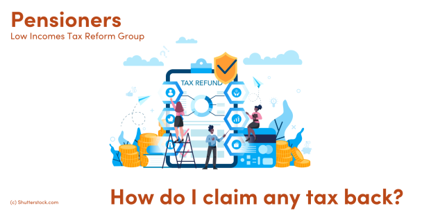 Illustration of people and a clipboard with the words tax refund written on it Illustration of people and a clipboard with the words tax refund written on it