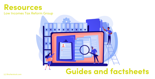 Illustration of people looking at documents on a screen Illustration of people looking at documents on a screen