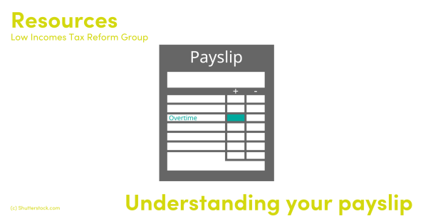 Illustration of a payslip Illustration of a payslip