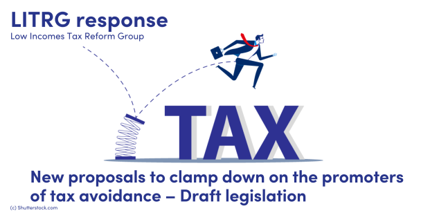 Illustration of a man jumping over the word tax