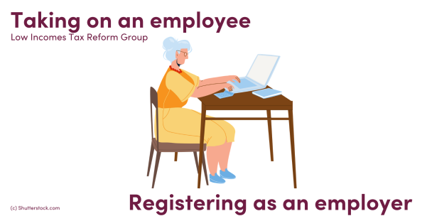 Illustration of an elderly woman at a desk using a laptop computer Illustration of an elderly woman at a desk using a laptop computer
