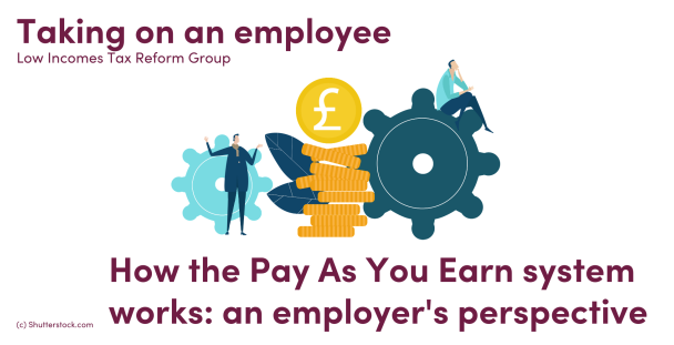 Illustration of people with a pile of coins and a series of cogs Illustration of people with a pile of coins and a series of cogs