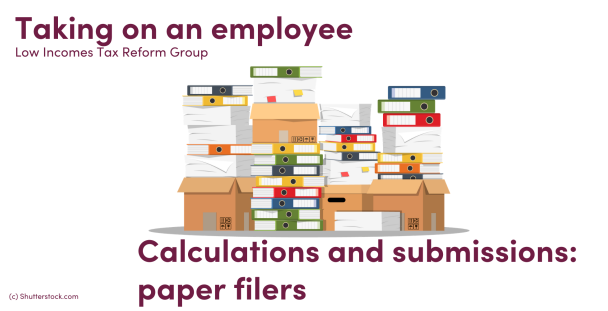 Illustration of papers, folders and boxes Illustration of papers, folders and boxes