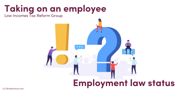 Illustration of people standing and sitting around an exclamation mark and question mark Illustration of people standing and sitting around an exclamation mark and question mark