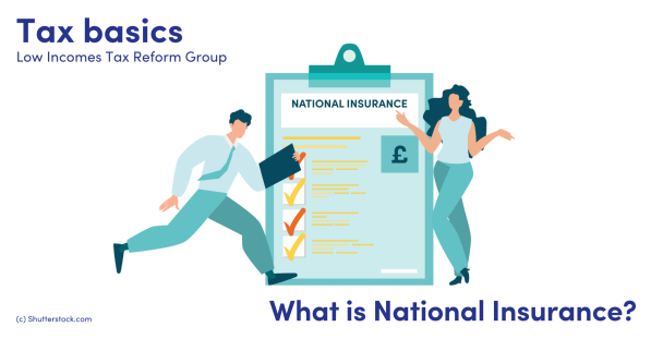 Man and woman next to a clipboard with a National Insurance document Man and woman next to a clipboard with a National Insurance document