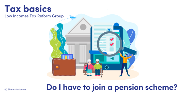 Illustration of an elderly couple and a young man in front of a bank Illustration of an elderly couple and a young man in front of a bank