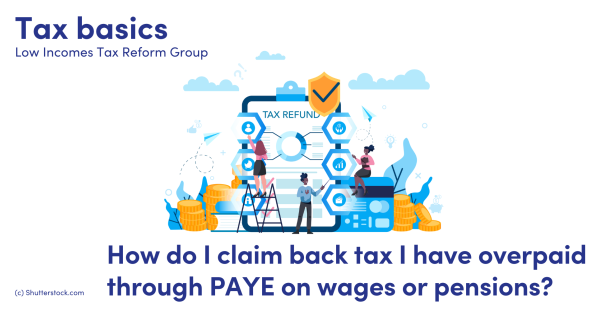 Illustration of people and a clipboard with the words tax refund written on it Illustration of people and a clipboard with the words tax refund written on it