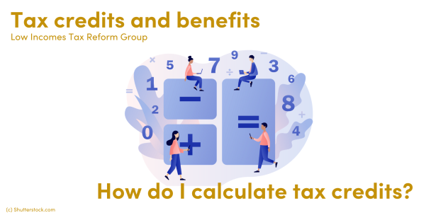 Illustration of people around a calculator Illustration of people around a calculator