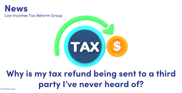 coloured image of a tax refund coloured image of a tax refund