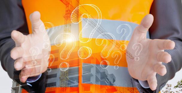builder hi vis question marks building crane (c) Shutterstock / Natali_ Mis builder hi vis question marks building crane (c) Shutterstock / Natali_ Mis