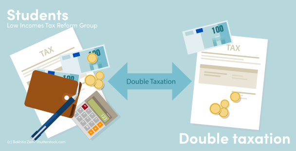 Illustration of coins, calculator and tax forms Illustration of coins, calculator and tax forms