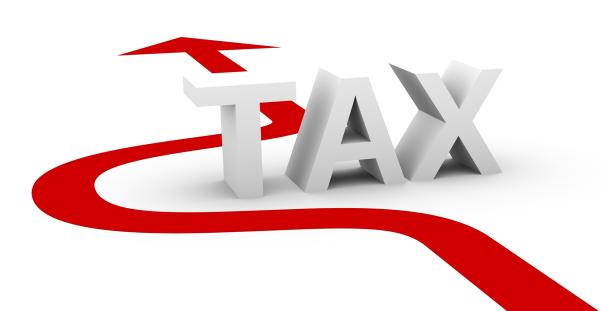 Image of an arrow avoiding the word tax Image of an arrow avoiding the word tax