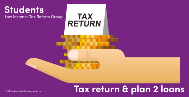 Illustration of a hand holding a tax return note and a pile of coins Illustration of a hand holding a tax return note and a pile of coins