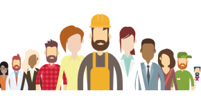 Illustration of a group of people