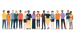 Illustration of a group of people
