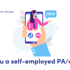 image of a personal assistant on a phone in somebody's hand