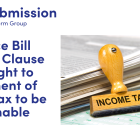 LITRG Submission: Finance Bill briefing: Clause 332: Right to repayment of income tax to be inalienable