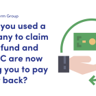 image of paying back a refund