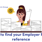 NEWS: How to find your Employer PAYE reference. image of a person looking through a stack of papers trying to find her employer PAYE reference 