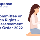 LITRG RESPONSE: LITRG has responded to a call for evidence from the Joint Committee of Human Rights. Image of a mother kneeling in front of her young daughter and holding here hands. 