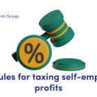 image of a percentage sign and a gavel 