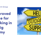 image of street signs showing 'Help' 'Support' and 'Guidance' 