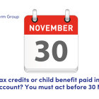 Illustration of the words tax credits