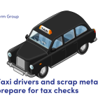 Illustration of a taxi