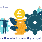 Illustration of people, a pile of coins and cogs