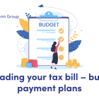 coloured image of a budget checklist 