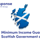 Illustration of the Scottish flag